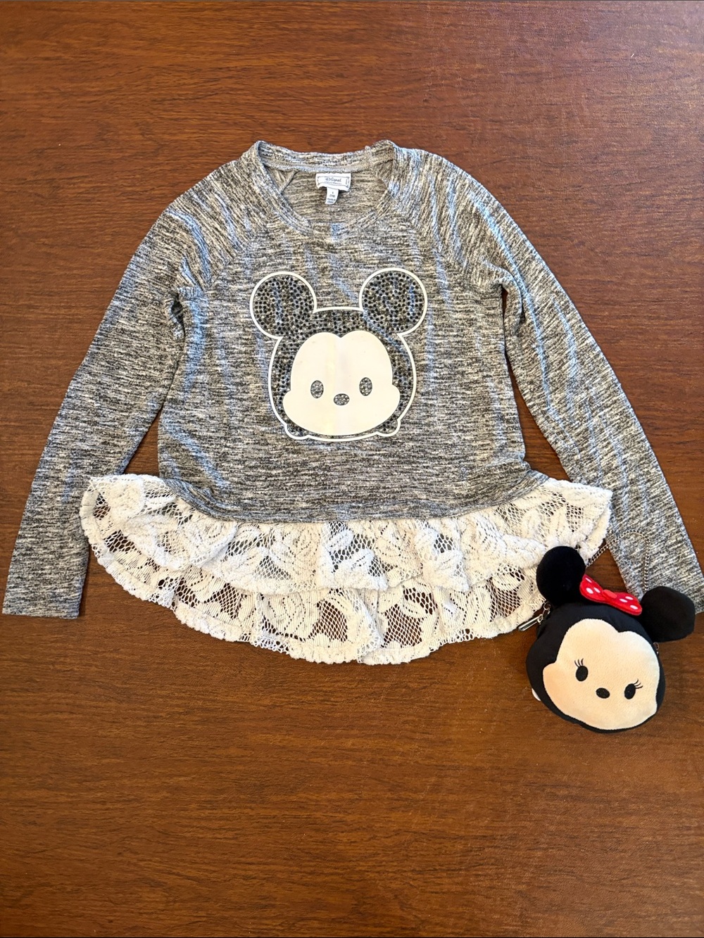 Disney Tsum Tsum Mickey & Minnie Purse and Shirt